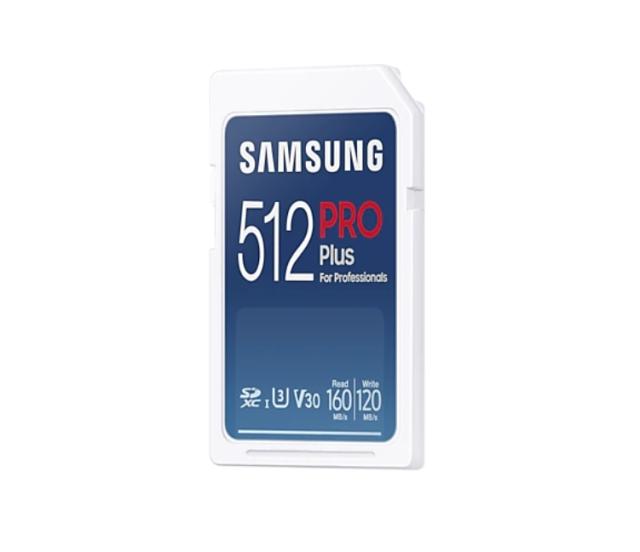 Карта памет Samsung 512GB SD Card PRO Plus, Class10, Read 160MB/s - Write 120MB/s