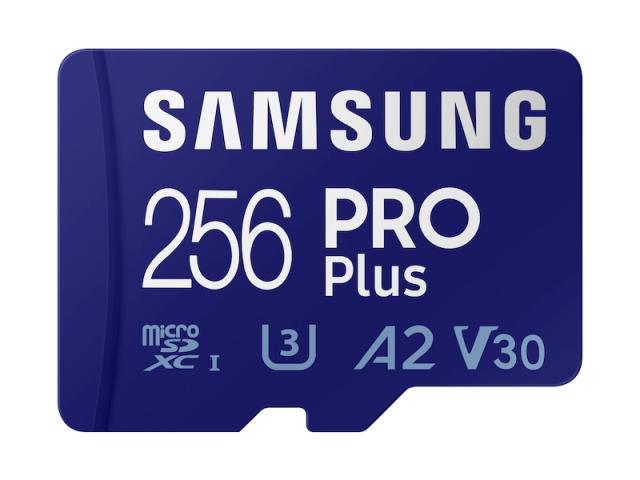 Карта памет Samsung 256GB Micro SD PRO Plus + Reader, Class10, Read 160MB/s - Write 120MB/s