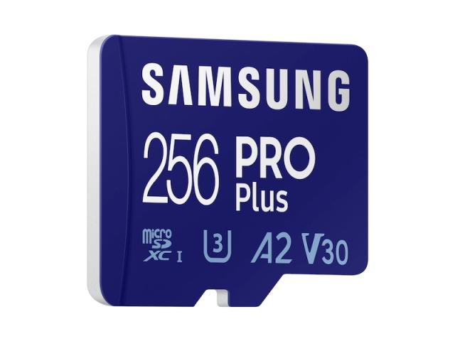 Карта памет Samsung 256GB Micro SD PRO Plus + Reader, Class10, Read 160MB/s - Write 120MB/s