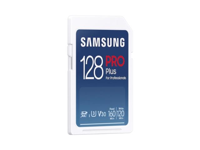 Карта памет Samsung 128GB SD PRO Plus + Reader, Class10, Read 160MB/s - Write 120MB/s