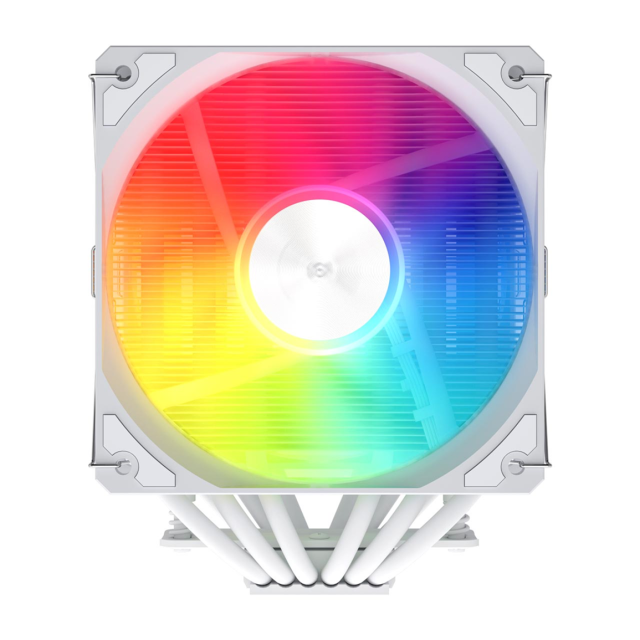 Охладител за процесор FSP MP7-WA DUAL TOWER WHIT, Intel LGA: 1851 / 1700 / 1200, AMD: AM4 / AM5