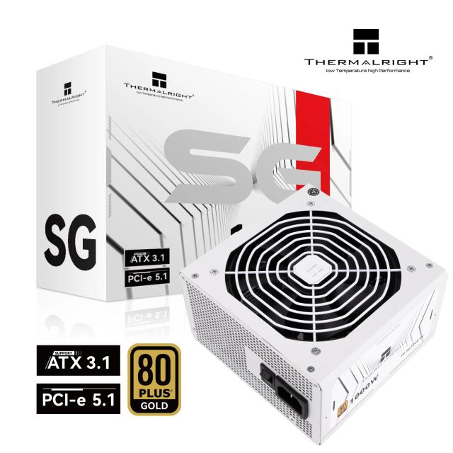 Захранване Thermalright TR-SG1000-W 1000W White, Active PFC, ATX 3.1, 80 PLUS GOLD, Full Modular
