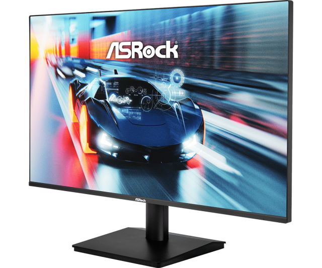 Монитор ASRock CL27FFB, 27"(68.58cm) FHD IPS Display, 144Hz, 1ms, 300 cd/m2, 1500:1, HDMI, VGA