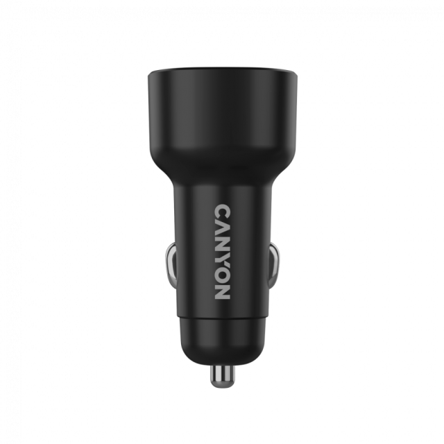 Зарядно устройство CANYON OnDrive 85 PD, 85W, USB-A+USB-C, Black