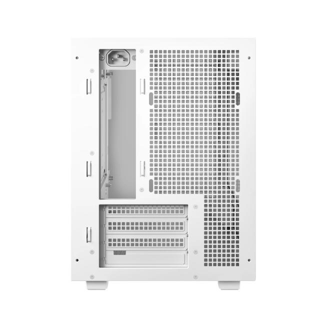 Кутия за компютър DeepCool CH260 WH, Mini Tower, 2x USB 3.0, 1x USB Type-C 3.2, 1x Audio, Mini-ITX / mATX