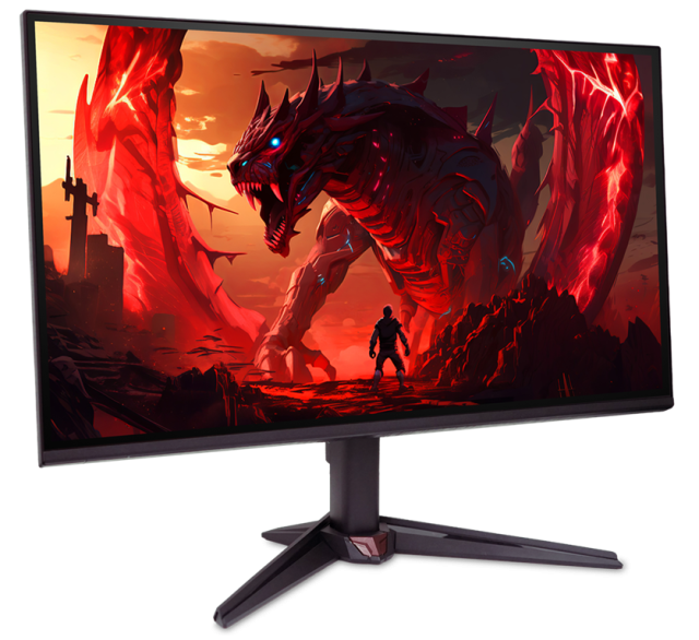 Монитор Acer NITRO VG240YP6BMIPX, 23.8" (60.45 cm) FHD IPS display, 144Hz, 4ms(GTG), 1500 : 1, 250 cd/m², HDM, DP