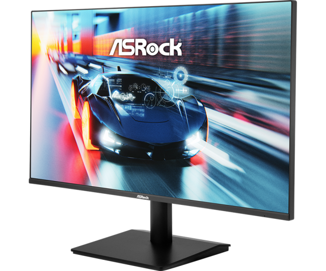 Монитор ASRock CL25FFB, 24.5" (62.23 cm) FHD IPS Anti-Glare, 144Hz, 1ms, 1500:1, 300 cd/m² , HDMI, VGA