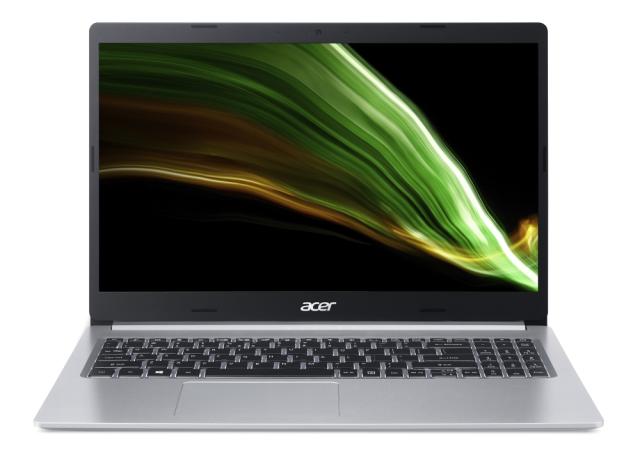 Лаптоп Acer Aspire 5, A515-45-R57G, AMD Ryzen 5 5500U(2.1GHz up to 4.0GHz, 8MB), 15.6" FHD IPS, 8GB DDR4, 512GB PCIe SSD, HDD kit, AMD Radeon Graphics, WiFi6ax, BT 5.1, HD Cam&Mic., No OS, Silver