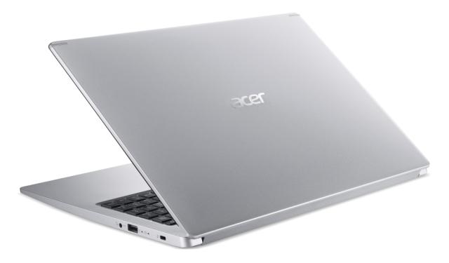 Лаптоп Acer Aspire 5, A515-45-R57G, AMD Ryzen 5 5500U(2.1GHz up to 4.0GHz, 8MB), 15.6" FHD IPS, 8GB DDR4, 512GB PCIe SSD, HDD kit, AMD Radeon Graphics, WiFi6ax, BT 5.1, HD Cam&Mic., No OS, Silver