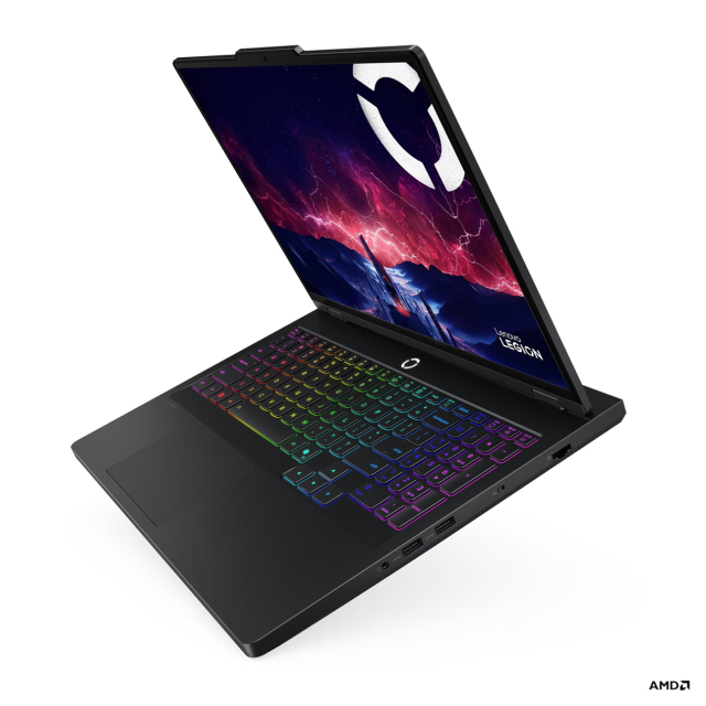 Лаптоп Lenovo Legion Pro 5 16AFR10, AMD Ryzen 9 9955HX 16C (2.5 / 5.4 GHz, 64MB Cache), 16.0" (40.64 cm) WQXGA OLED, 165Hz, NVIDIA GF RTX5070 8GB GDDR7 DLSS 4, 32GB DDR5, 1TB M.2 NVMe SSD, Free DOS