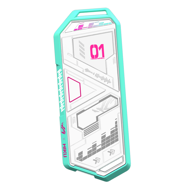 Кутия ASUS ROG Strix Arion Hatsune Miku Edition M.2 NVMe SSD, USB 3.2 Gen 2x1