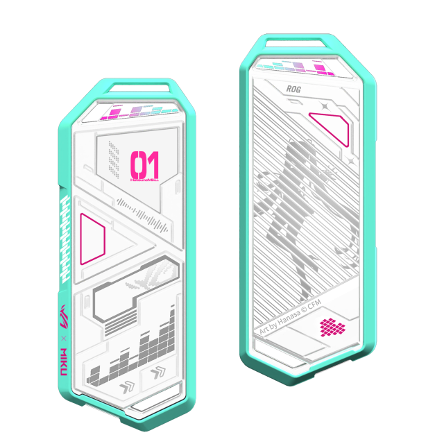 Кутия ASUS ROG Strix Arion Hatsune Miku Edition M.2 NVMe SSD, USB 3.2 Gen 2x1