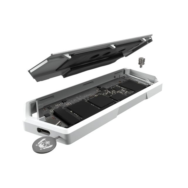 Кутия ASUS ROG Strix Arion Hatsune Miku Edition M.2 NVMe SSD, USB 3.2 Gen 2x1