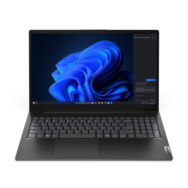 Лаптоп Lenovo V15 G5 IRL, Intel Core i3-1315U 6C (1.2 / 4.50GHz, 10MB Cache), 15.6'' (39.62 cm) FHD TN Anti-glare, Intel UHD Graphics 64EUs, 8GB DDR5, 512GB M.2 NVMe SSD, Free DOS
