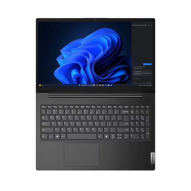 Лаптоп Lenovo V15 G5 IRL, Intel Core i3-1315U 6C (1.2 / 4.50GHz, 10MB Cache), 15.6'' (39.62 cm) FHD TN Anti-glare, Intel UHD Graphics 64EUs, 8GB DDR5, 512GB M.2 NVMe SSD, Free DOS