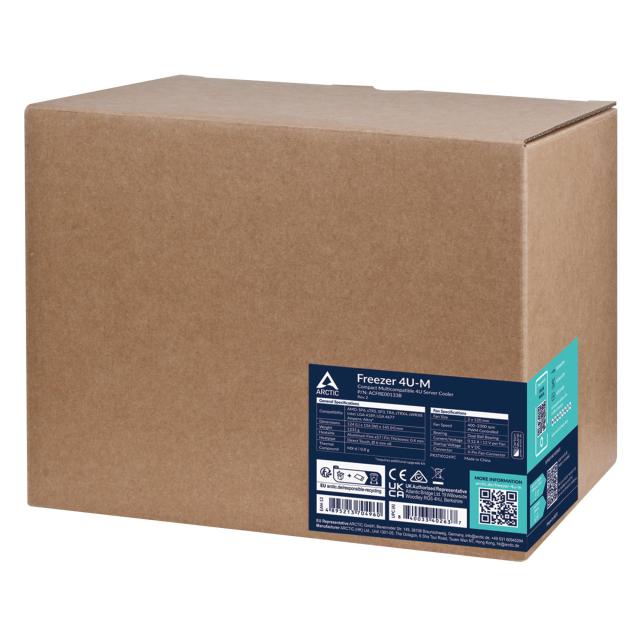 Охладител за процесор ARCTIC Freezer 4U-M Rev.2, 4-Pin Plug