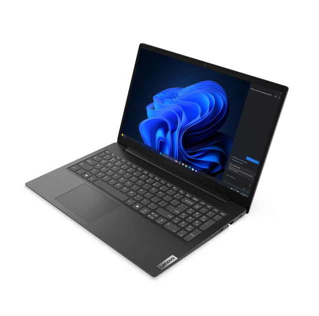 Лаптоп Lenovo V15 G5 IRL, Intel Core i7-13620H 10C (1.80 / 4.90 GHz, 24MB Cache), 15.6'' (39.62 cm) FHD TN Anti-glare, 16GB DDR5, 512GB M.2 NVMe SSD, Free DOS