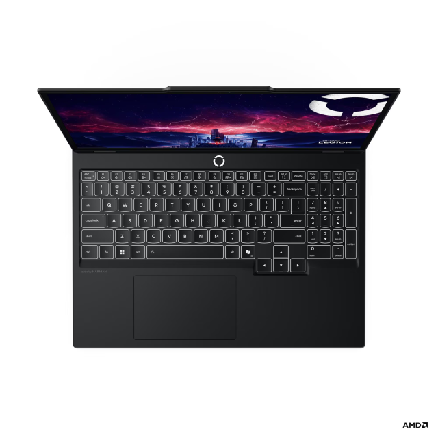 Лаптоп Lenovo Legion 5 15AHP10, AMD Ryzen 7 260 8C (3.8 / 5.1 GHz, 16 MB cache), 15.1" (38.35 cm) WQXGA OLED 165Hz, NVIDIA RTX 5060 8GB GDDR7 DLSS 4, 24GB DDR5, 1TB M.2 NVMe SSD, Free DOS