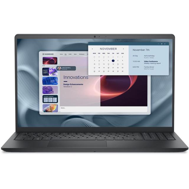 Лаптоп Dell Pro 15 Essential PV15250, Intel Core 5 1334U 10C (0.9 / 4.6 GHz, 12MB Cache), 15.6'' (39.62 cm) FHD IPS, UHD Graphics, 8GB DDR5, 512GB M.2 NVMe SSD, Non Backlit KBD, WiFi+BT, Cam+Mic, FPR, Ubuntu