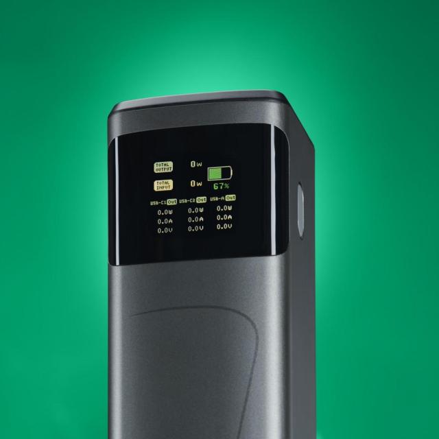 Външна батерия HAMA „High Power“, 24 000 mAh, 200 W, 2x USB-C, USB-A, бързо зареждане