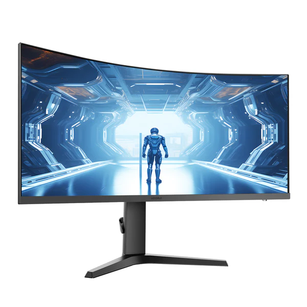 Монитор KOORUI 34E6UC, 34" (86.36 cm) UWQHD VA Curved 1000R Display, 165Hz, 1ms, 3000:1, 400 cd/m², HDMI, DP