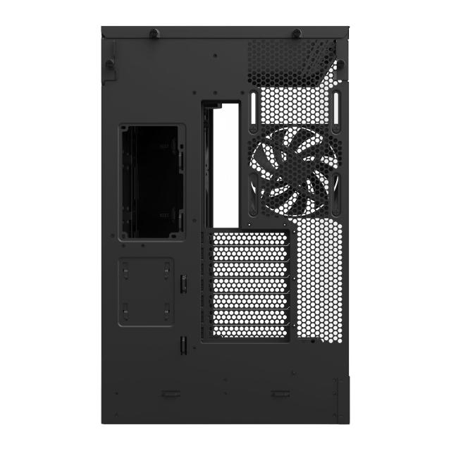 Кутия NZXT H9 Flow Dual-Chamber Matte Black, Mid Tower, 2 x USB 3.2. 1 x USB Type-C 3.2, 1 x HD Audio, E-ATX / ATX / Micro ATX / Mini ITX