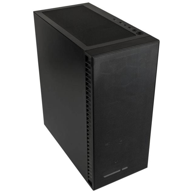 Кутия Kolink Observatory HF Mesh Black, Middle Tower, 1 x USB 3.0. 1 x USB 2.0, 1 x HD Audio, ATX / Micro ATX / Mini ITX