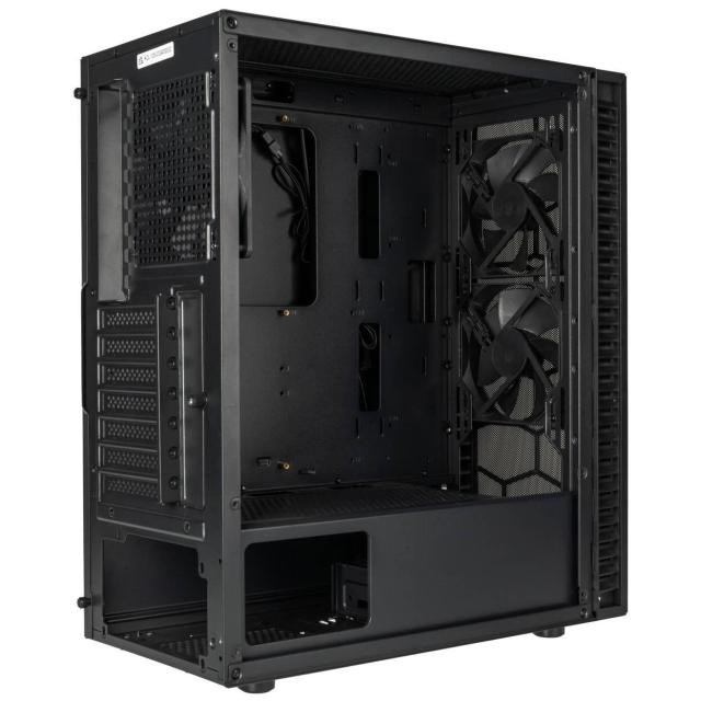Кутия Kolink Observatory HF Mesh Black, Middle Tower, 1 x USB 3.0. 1 x USB 2.0, 1 x HD Audio, ATX / Micro ATX / Mini ITX