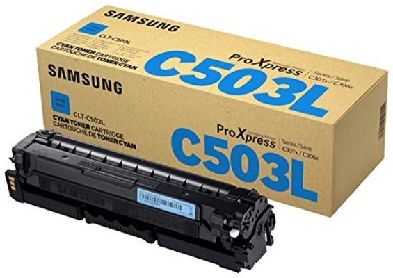 Консуматив Samsung CLT-C503L H-Yld Cyan Toner Crtg