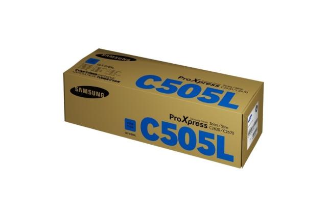 Консуматив Samsung CLT-C505L H-Yld Cyan Toner Crtg