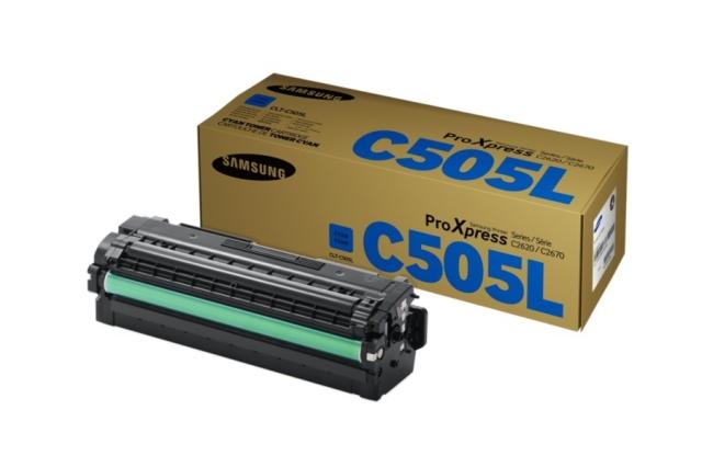 Консуматив Samsung CLT-C505L H-Yld Cyan Toner Crtg