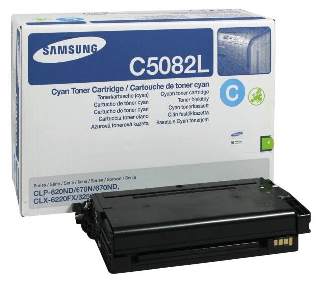 Консуматив Samsung CLT-C5082L H-Yld Cyan Toner Crtg