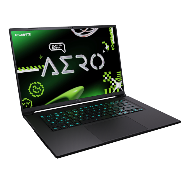 Лаптоп GIGABYTE AERO X16 1VH93EEC94AH, AMD Ryzen AI 7 350 8C (2.0 / 5.0 GHz, 16MB Cache), 16.0" (40.64 cm) WQXGA IPS, 165 Hz, NVIDIA GF RTX 5060 8GB GDDR7 DLSS 4, 16GB DDR5, 1TB M.2 NVMe SSD, Windows 11 Home