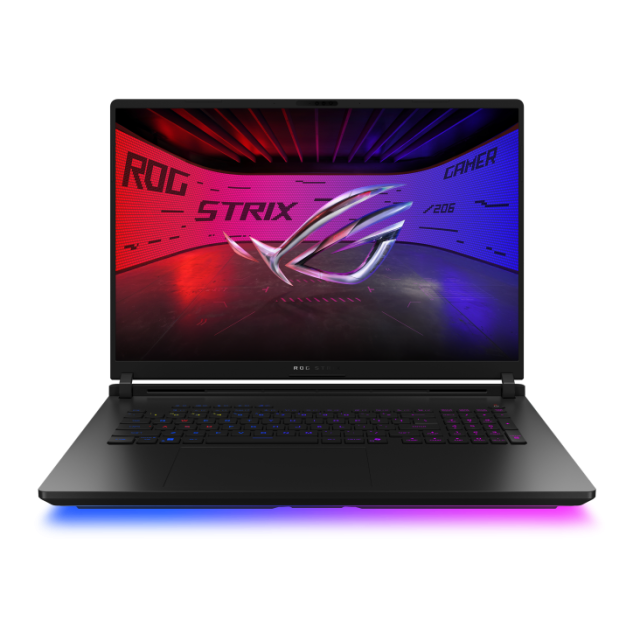 Лаптоп ASUS ROG Strix SCAR 18 2025 G835LW-SA077W, Intel Core Ultra 9 275HX 24C (2.70 / 5.40 GHz, 36MB Cache), 18.0" (45.72 cm) IPS, NVIDIA GF RTX 5080 16GB GDDR7 DLSS 4, 64GB DDR5, 2TB M.2 NVMe SSD, Windows 11 Home
