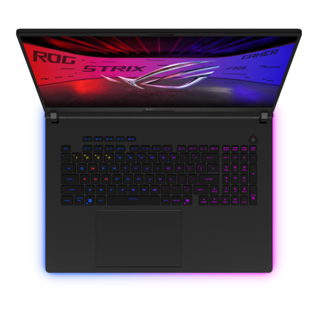Лаптоп ASUS ROG Strix SCAR 18 2025 G835LW-SA077W, Intel Core Ultra 9 275HX 24C (2.70 / 5.40 GHz, 36MB Cache), 18.0" (45.72 cm) IPS, NVIDIA GF RTX 5080 16GB GDDR7 DLSS 4, 64GB DDR5, 2TB M.2 NVMe SSD, Windows 11 Home