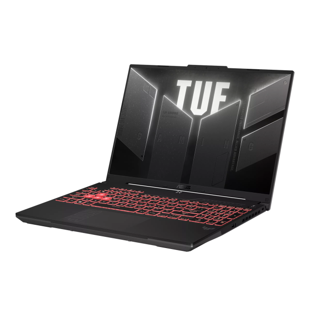 Лаптоп ASUS TUF Gaming A16 2024 FA607NUG-RL142, AMD Ryzen 7 7445HS 6C (3.2 / 3.55 GHz, 16MB Cache), 16.0" (40.64 cm) FHD+ IPS, 144Hz, NVIDIA GF RTX4050 6GB GDDR6 DLSS 3, 16GB DDR5, 1TB M.2 NVMe SSD, Free DOS