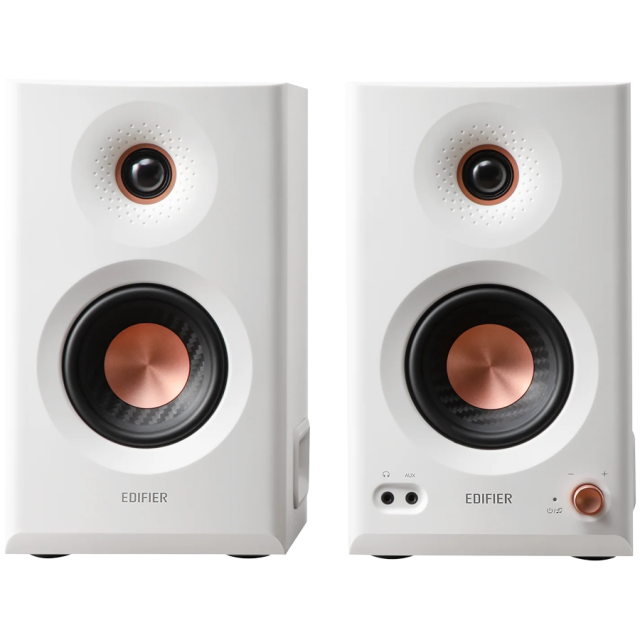 Тонколони Edifier MR5 Active Studio Monitors, 110W RMS, Bluetooth, RCA, Audio In/Audio Out, White