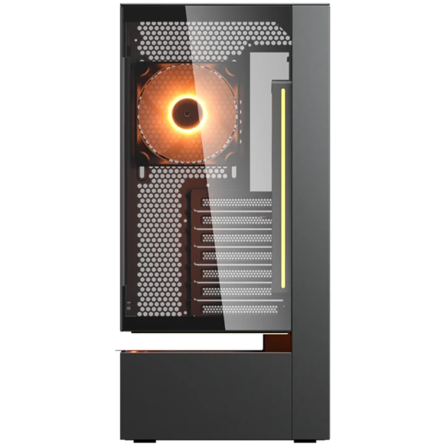 Кутия COUGAR CFV235 PC Case Black, Mid Tower, 2 x USB 3.0, 1 x USB Type-C, Mini ITX / Micro ATX / ATX