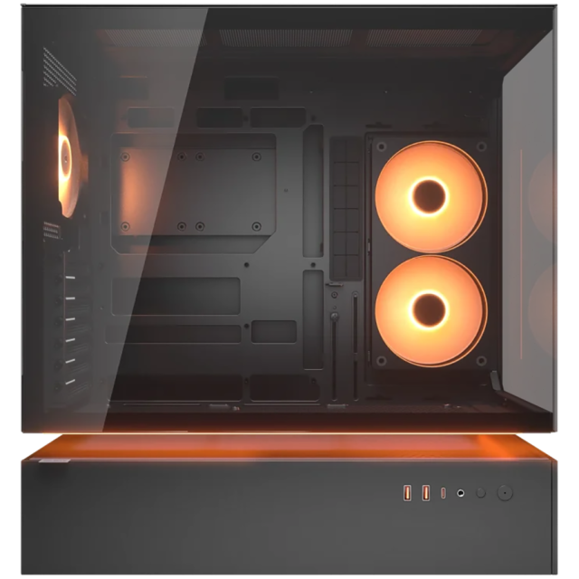 Кутия COUGAR CFV235 PC Case Black, Mid Tower, 2 x USB 3.0, 1 x USB Type-C, Mini ITX / Micro ATX / ATX