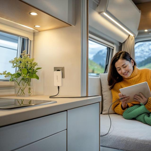 HAMA Бързо мини зарядно, 65W, 2x USB Type-C, 1x USB-A, PD