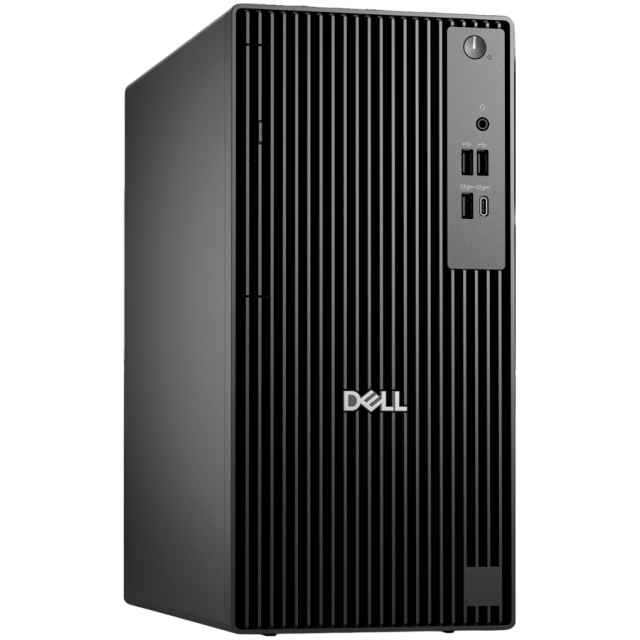 Компютър Dell Pro Tower QCT1250, Intel Core i3-14100 4C (3.5 / 4.7 GHz, 12MB Cache), Intel UHD Graphics, 8GB DDR5, 512 GB SSD M.2 NVMe, 8x DVD+/-RW, BG KBD+Mouse, Ubuntu