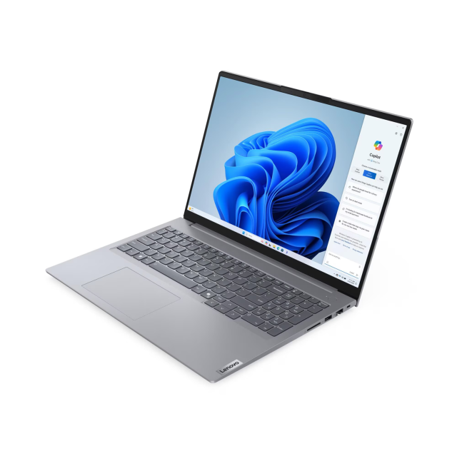 Лаптоп Lenovo ThinkBook 16 G7 ARP, AMD Ryzen 7 7735HS 8C (3.2 / 4.7 GHz, 16 MB cache), 16.0" (40.64 cm) WUXGA IPS Anti-glare display, AMD Radeon 680M, 16GB DDR5, 512GB M.2 NVMe SSD, Free DOS