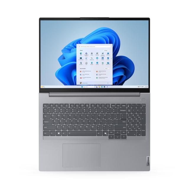 Лаптоп Lenovo ThinkBook 16 G7 ARP, AMD Ryzen 7 7735HS 8C (3.2 / 4.7 GHz, 16 MB cache), 16.0" (40.64 cm) WUXGA IPS Anti-glare display, AMD Radeon 680M, 16GB DDR5, 512GB M.2 NVMe SSD, Free DOS