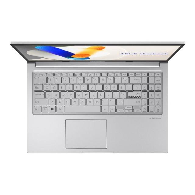 Лаптоп ASUS Vivobook 15 X1504VA-BQ2910, Intel Core 5 120U 10C (0.9 / 5.0 GHz, 12MB Cache), 15.6'' (39.62 cm) FHD IPS Anti-glare display, Intel Iris Xe Graphics G7, 16GB DDR4, 1TB M.2 NVMe SSD, Free DOS