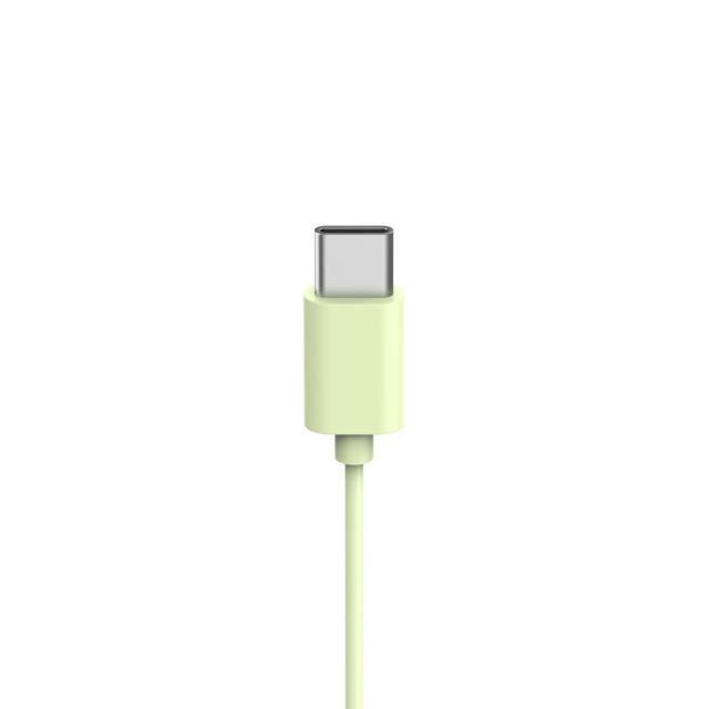 Слушалки HAMA Fun C, микрофон, USB Type-C, зелени
