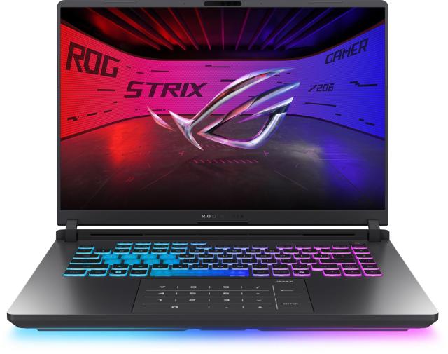 Лаптоп ASUS ROG Strix G16 G615JMR-RV063, Intel Core i7-14650HX 16C (1.60 / 5.20 GHz, 30MB Cache), 16.0" (40.64 cm) FullHD+ IPS, NVIDIA GF RTX5060 8GB GDDR7 DLSS 4, 32GB DDR5, 1TB M.2 NVMe SSD, Free DOS