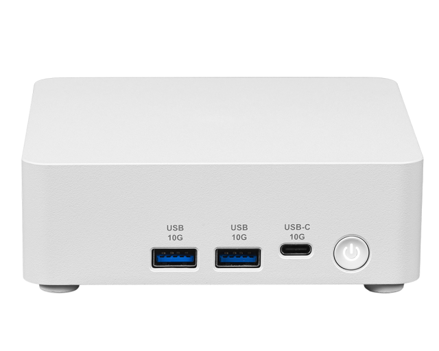 Компютър MSI Cubi NUC AI 1UMG-062EU, Intel Core Ultra 5 125H 18C (1.2 / 4.5 GHz, 18MB Cache), Intel Arc 7 Core, 16GB DDR5 SODIMM, 512GB SSD M.2 NVMe, Windows 11 Pro