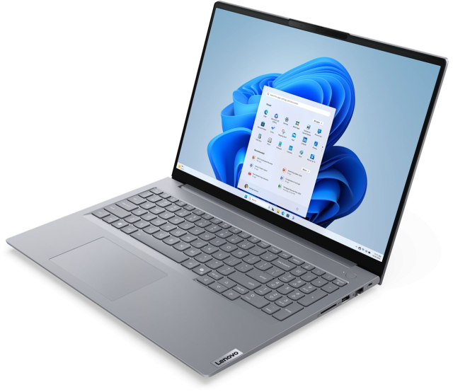 Лаптоп Lenovo ThinkBook 16 G8 IAL, Intel Core Ultra 5 225U 13C (1.3 / 4.8 GHz, 12MB Cache), 16" (40.64 см) WUXGA, 16GB DDR5, 512 GB M.2 NVMe SSD, Free DOS