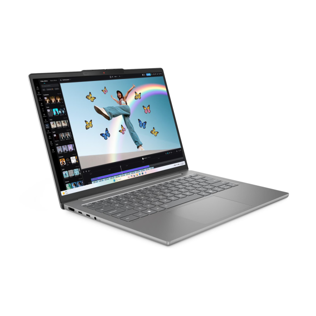 Лаптоп Lenovo IdeaPad Slim 5 14AHP10, AMD Ryzen 7 8845HS 8C (3.8 / 5.1 GHz, 16MB Cache), 14.0" (35.56 cm) WUXGA IPS Anti-glare, 32GB DDR5, 1TB M.2 NVMe SSD, Free DOS