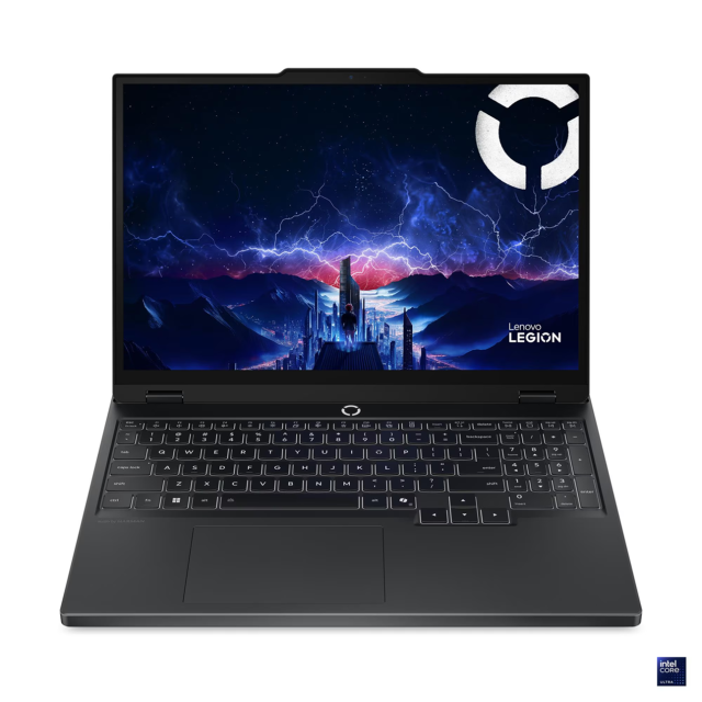 Лаптоп Lenovo Legion 5 15IAX10, Intel Core Ultra 9 275HX 24C (2.70 / 5.40 GHz, 36MB Cache), 15.1" (38.35 cm) WQXGA OLED, 165Hz, NVIDIA RTX 5070 8GB GDDR7, 32GB DDR5, 2x1TB M.2 NVMe SSD, Free DOS